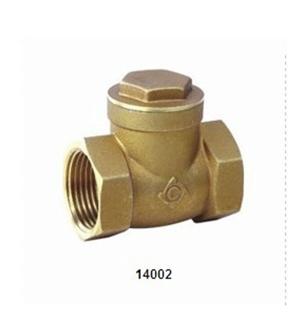 14002 BRASS SWING CHECK VALVE