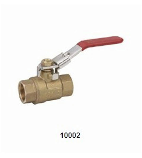 10002 BRASS BALL VALVE (LOCKING HANDLE) KG Machinery