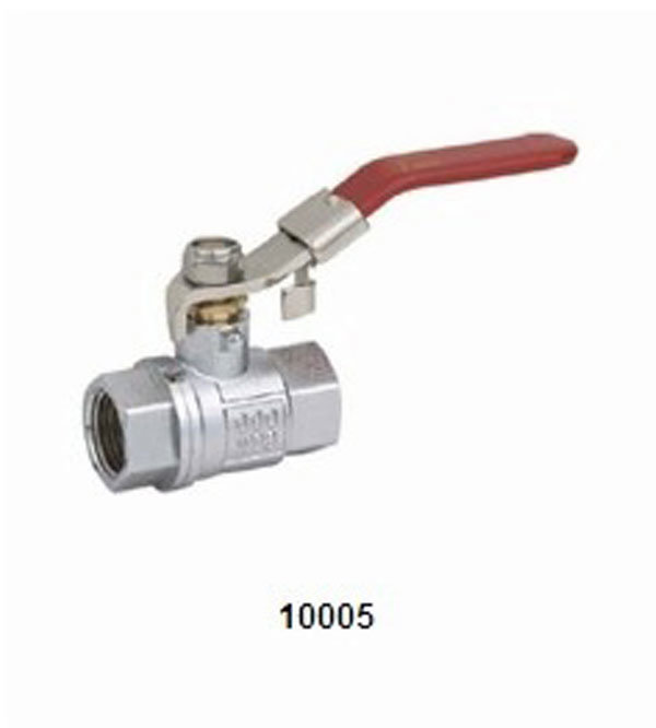 10005 BRASS BALL VALVE (LOCKING HANDLE) KG Machinery