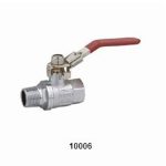 10006 BRASS BALL VALVE (LOCKING HANDLE) 1