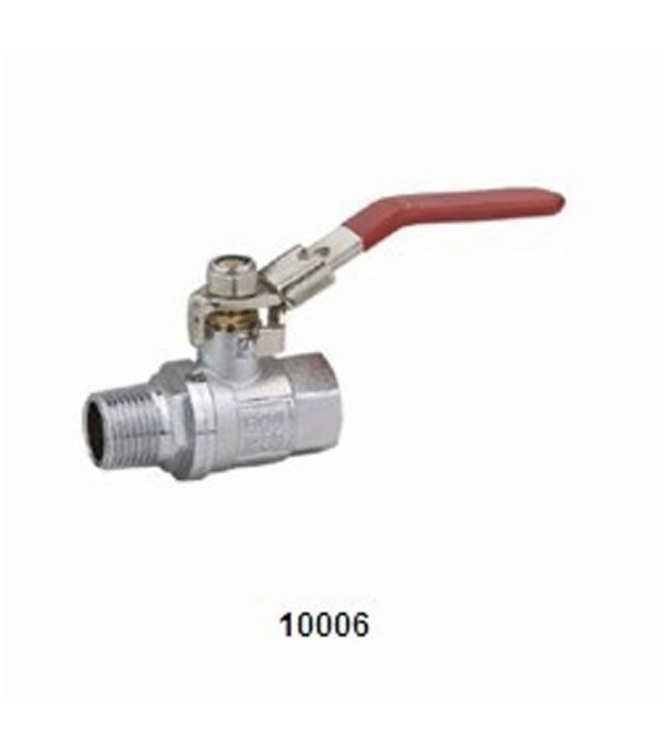 10006 BRASS BALL VALVE (LOCKING HANDLE)