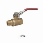 10010 BRASS BALL VALVE (LOCKING HANDLE) 1