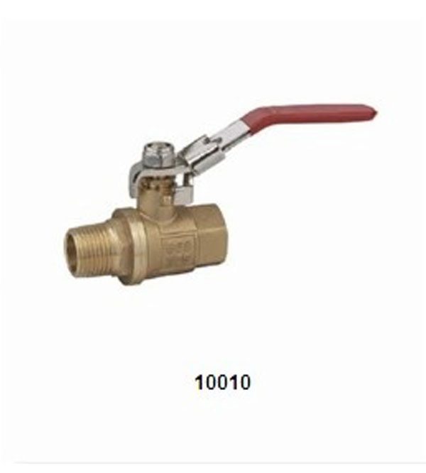 10010 BRASS BALL VALVE (LOCKING HANDLE)