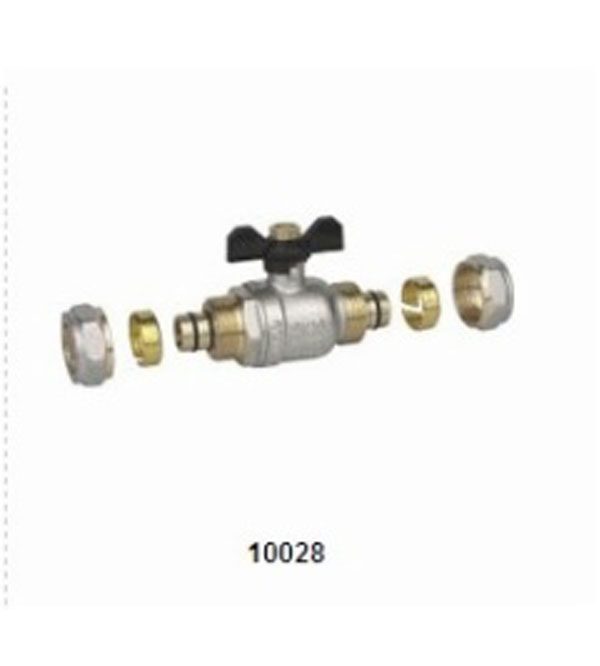 10028 BRASS BALL VALVE (MULTILAYER PIPE)