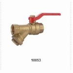 10053 BRASS BALL VALVE WITH FILTER 1