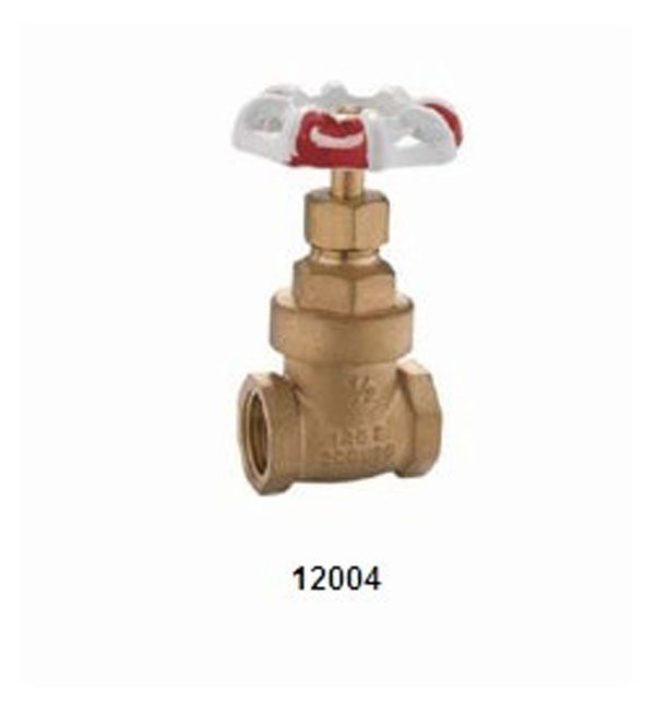 12004 BRASS GATE VALVE