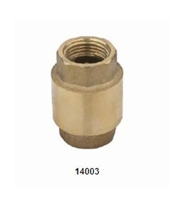 14003 BRASS SPRING CHECK VALVE