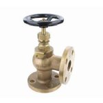 20005 BRONZE FLANGE ANGLE STOP VALVE