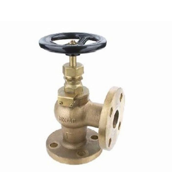 20005 BRONZE FLANGE ANGLE STOP VALVE