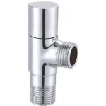 Brass Angle Valve with Polishing and Chrome-Plated 1